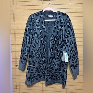 Cheetah sweater heavy for winter